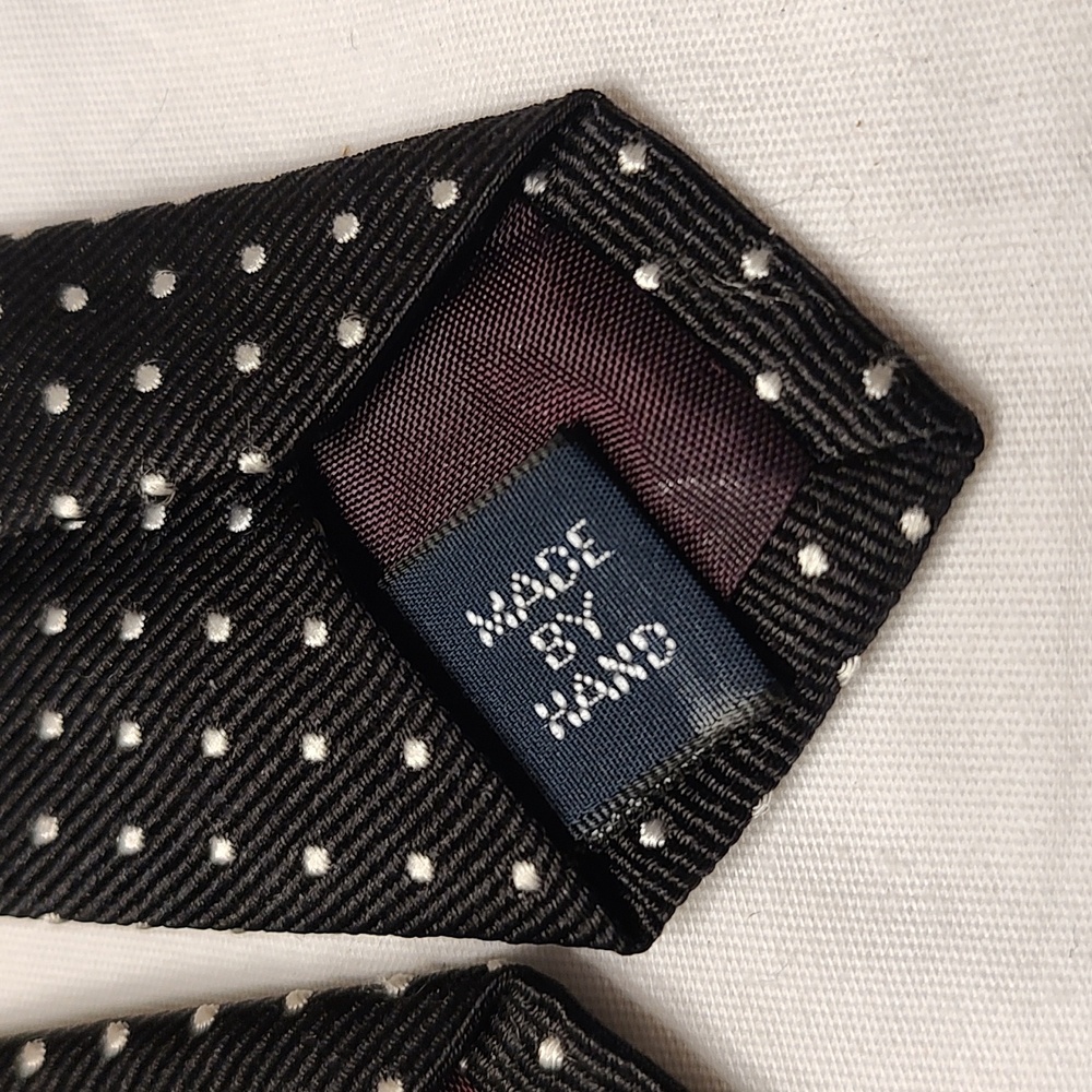 🎉Polo by Ralph Lauren black and white polkadot tie - Picture 5 of 5